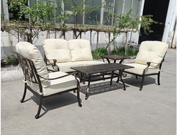 Набор мебели для отдыха Madrid из литого алюминия. фото