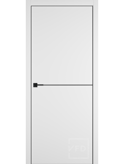 Межкомнатная Дверь VFD Urban 1 Emalex AL черная кромка