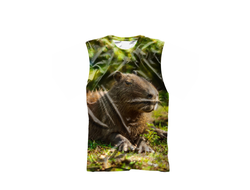 Майка 3D с полной запечаткой Капибара, Kapibara-san №4