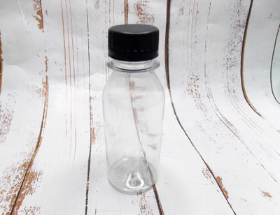 Флакон прозрачный ПЭТ с крышкой 100 мл