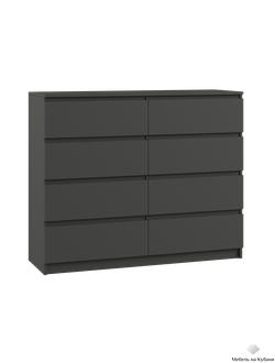 Мадера Комод 1200.8 Графит