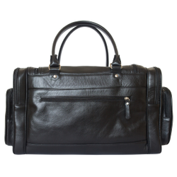 Кожаная дорожная сумка Bufaloro black (арт. 4012-01)