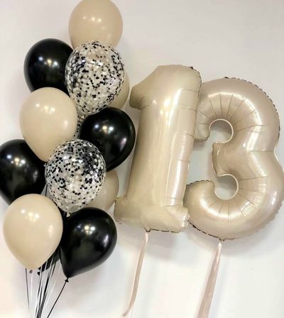 Сет из гелиевых шаров &quot;Крем&quot;