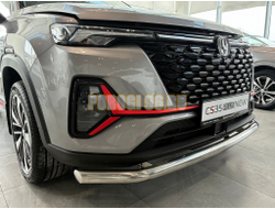 Защита переднего бампера Папа Тюнинг d60 для Changan CS35 Plus 2023-