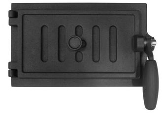 Дверца поддувальная герметичная ДПГ-2К &quot;Карелия&quot; 250х140 (размеры установки), 300х180 (габаритные размеры)
