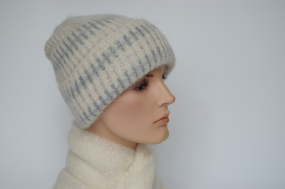 шапка и шарф Вицио Италия фото белого комплекта