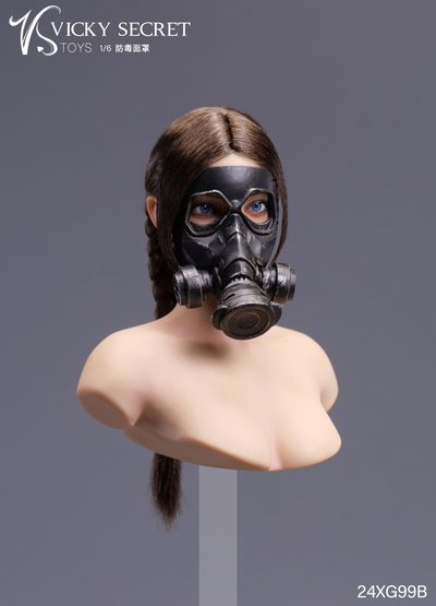 Женский противогаз (газовая маска) - 1/6 Gas Mask (24XG99B) - VSTOYS
