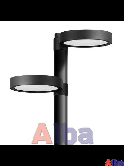 Фонарь RONDO 400мм двойной с опорой садово-парковый 3 м