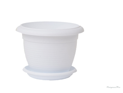 ГОРШОК "ТЕРРА" 6 л, белый