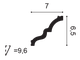 Карниз C325 MANOIR - 6,5*7*200см