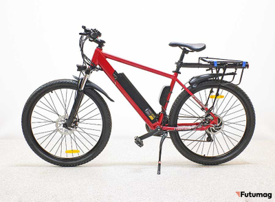 Электровелосипед GreenCamel Мустанг (R27,5 350W 36V 10Ah) 21 скорость красный