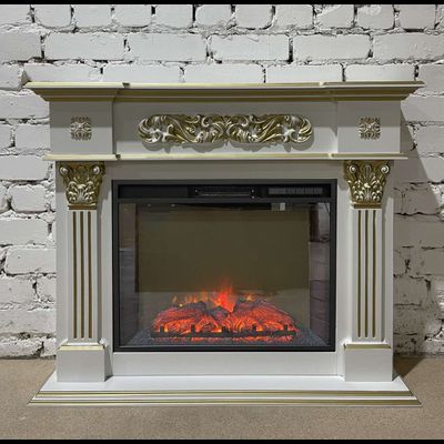 Электрокамин Лидс WTG с очагом Sparta 25.5 LED