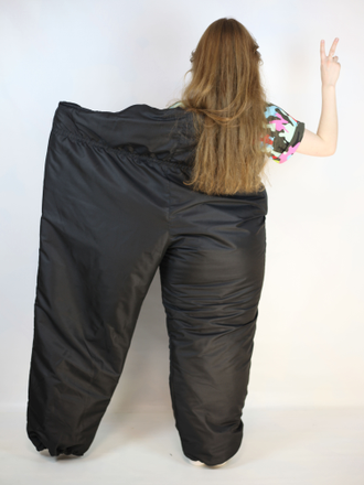 Костюм для охранника зимний, чёрный, великан (большого размера 68-70, 72-74, 76-78, 80-82)