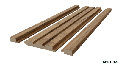 ПАНЕЛЬ СТЕНОВАЯ РЕЕЧНАЯ  МДФ Дуб Крафт Табачный  2800X119X16