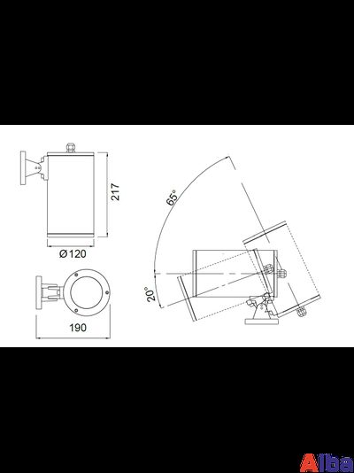 Ландшафтный светильник Tube 2162-10W