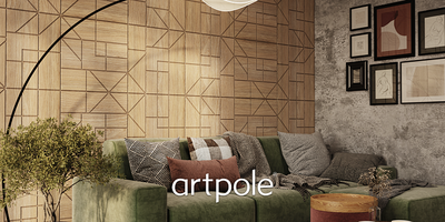 Гипсовая панель SPLIT platinum артикул M-0086-pl