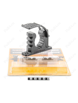 Крепление лопаты малое (под 2 болта, поперечное) блистер Полиуретан 33-30-027 (черный)