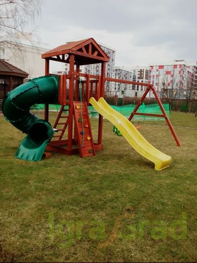 Детская площадка IgraGrad Панда Фани с винтовой трубой