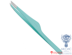 Пинцет для бровей Solinberg G803з,"Tiffany", (ручная заточка) наклонное окончание с четкими гранями
