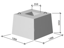 Фундамент для колонн БК 13-4