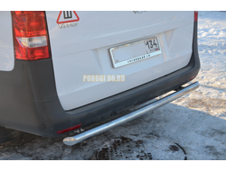 Защита заднего бампера d60 для Mercedes-Benz Vito (2014-)