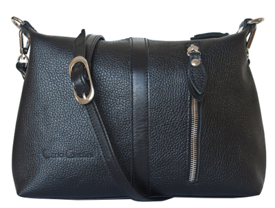 Кожаная женская сумка Aviano black (арт. 8011-01)