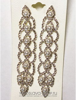 Модель : Б-147. Женские серьги с жемчугом
