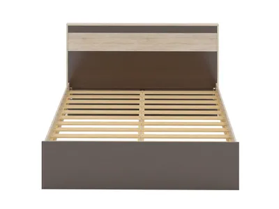РУМБА Кровать 1600 с встроенным основанием (1668*2097*1020 мм), дуб сонома/венге