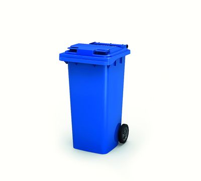 Мусорный контейнер 120 литров синий
