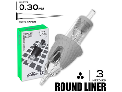 3 RLLT/0.30 - Round Liner Long Taper "EZ FILTER V2"