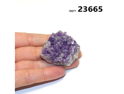 Аметист натуральный (друза) Бразилия арт.23665: 28,5г - 42*38*17мм