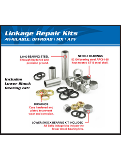 Комплект Подшипников Прогрессии Для Мотоцикла Honda Cr250R Allballs 27-1007