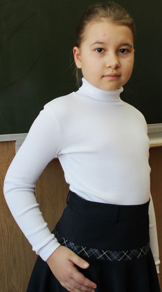 Водолазка школьная для девочки