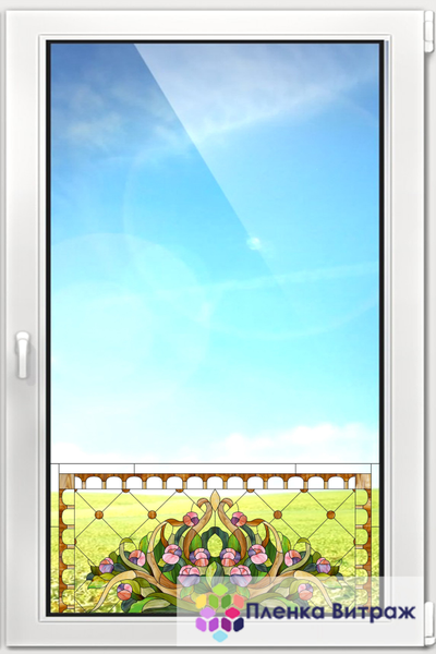ВИТРАЖНАЯ ПЛЕНКА F-12