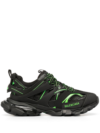 Кроссовки Balenciaga Track.2 черные с зеленым