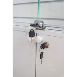 (TSV 1) Витрина пристенная со шкафчиком