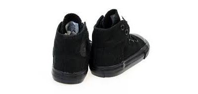 черные высокие конверсы монохром