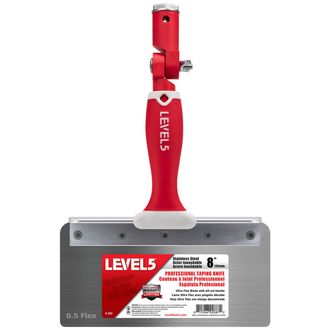 LEVEL5 Шпатель лезвие 0,5 мм, ширина полотна 10,2 см (4&quot;), с адаптером Soft Grip Handle арт. 5-381-387