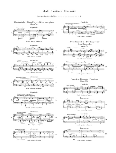 Брамс. Фортепианные пьесы