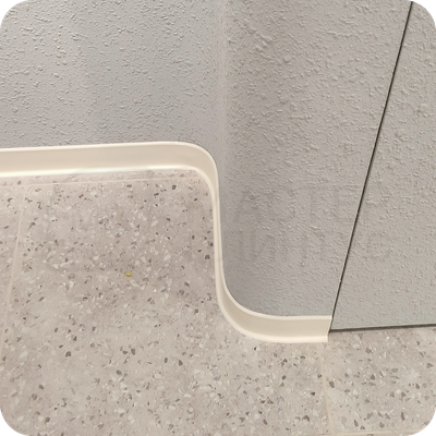 Плинтус Вспененный ПВХ HSL Dollken 80мм Х 2,5м Белый 1135