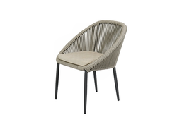 Стул обеденный RODONA BEIGE-CARBON