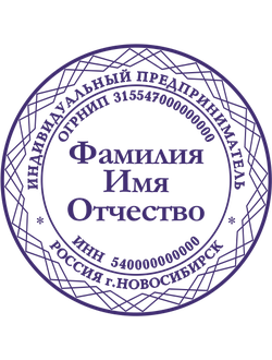 Образец для ИП № 47