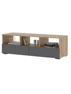 Хелен ТБ 02 тумба ТВ Дуб Крафт золотой/Графит