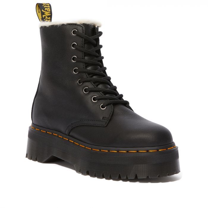 Зимние ботинки Dr. Martens Jadon на платформе с мехом зимние купить в Москве