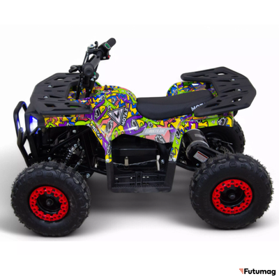 Квадроцикл MOTAX Grizlik Midi E1000 BW Граффити