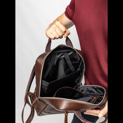 Кожаный рюкзак Viterbo Premium brown (арт. 3111-53)