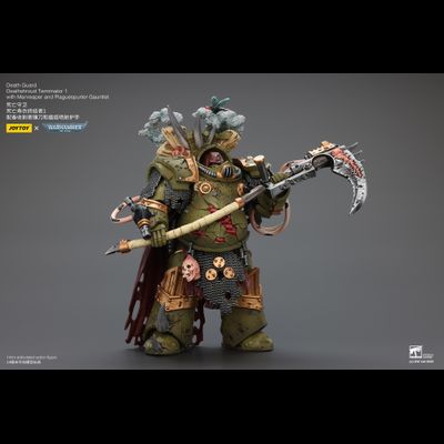 Терминатор Савана Смерти (Warhammer 40K) - КОЛЛЕКЦИОННАЯ ФИГУРКА 1/18 Death Guard Deathshroud Terminator 1 (JT02588) - JOYTOY