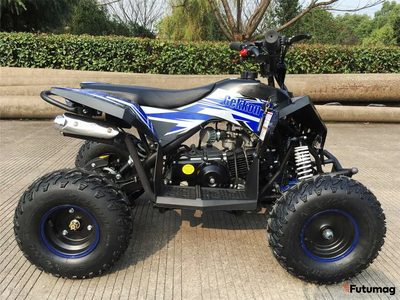 Детский квадроцикл Motax GEKKON 90cc Бензиновый Черно-синий