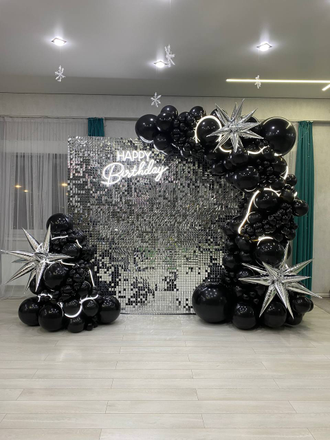 ФОТОЗОНА ИЗ ШАРОВ "ДЕНЬ РОЖДЕНИЯ"