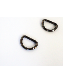 Полукольцо темный никель 1.3 x 1